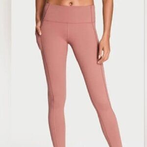 Knockout by Victoria's Secret Victoria Sport Pocket Tights Large Dusty Pink Mauv